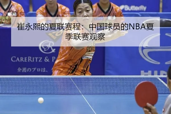 崔永熙的夏联赛程：中国球员的NBA夏季联赛观察